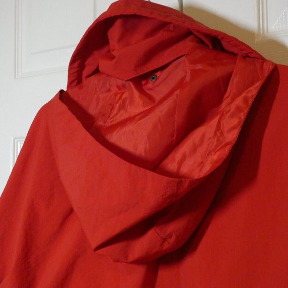 Lucky Brand Jacket Red Nylon Wind Rain Warm Long Sleeve size L - Picture 6 of 10